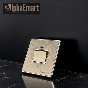Belamy Golden 20A DP Switch With LED
