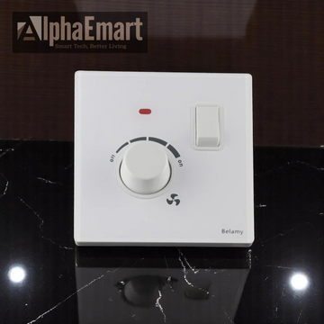 Belamy White 1 Dimmer With Switch
