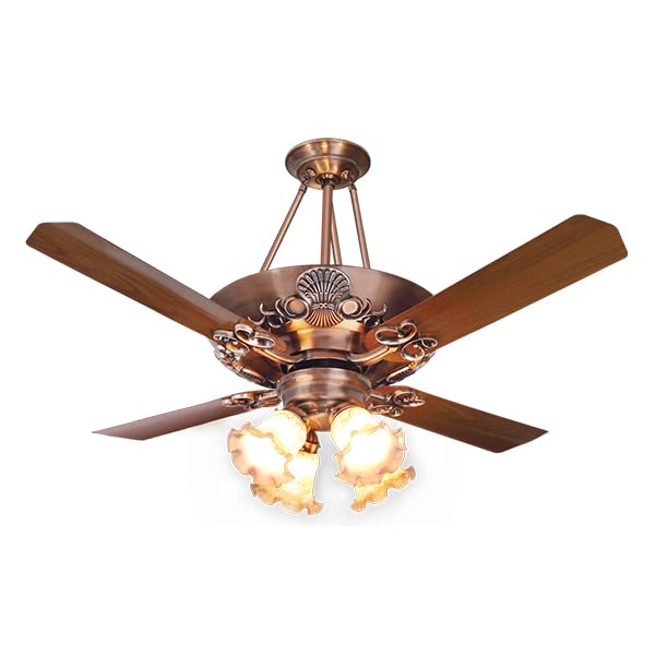 Breezalit Elegance 4 Blades 48″ Underlight Ceiling Fan - Antique Copper (BZ-112)