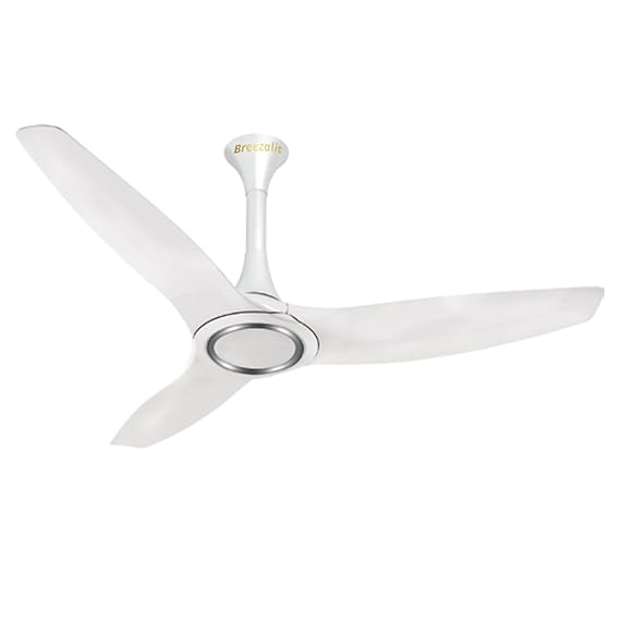 Breezalit Magnifique 3 Blades 50″ Ceiling Fan - Pearl White (BZ-107)