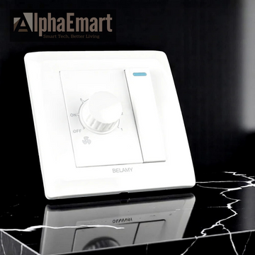 Belamy White Fan Dimmer With Switch