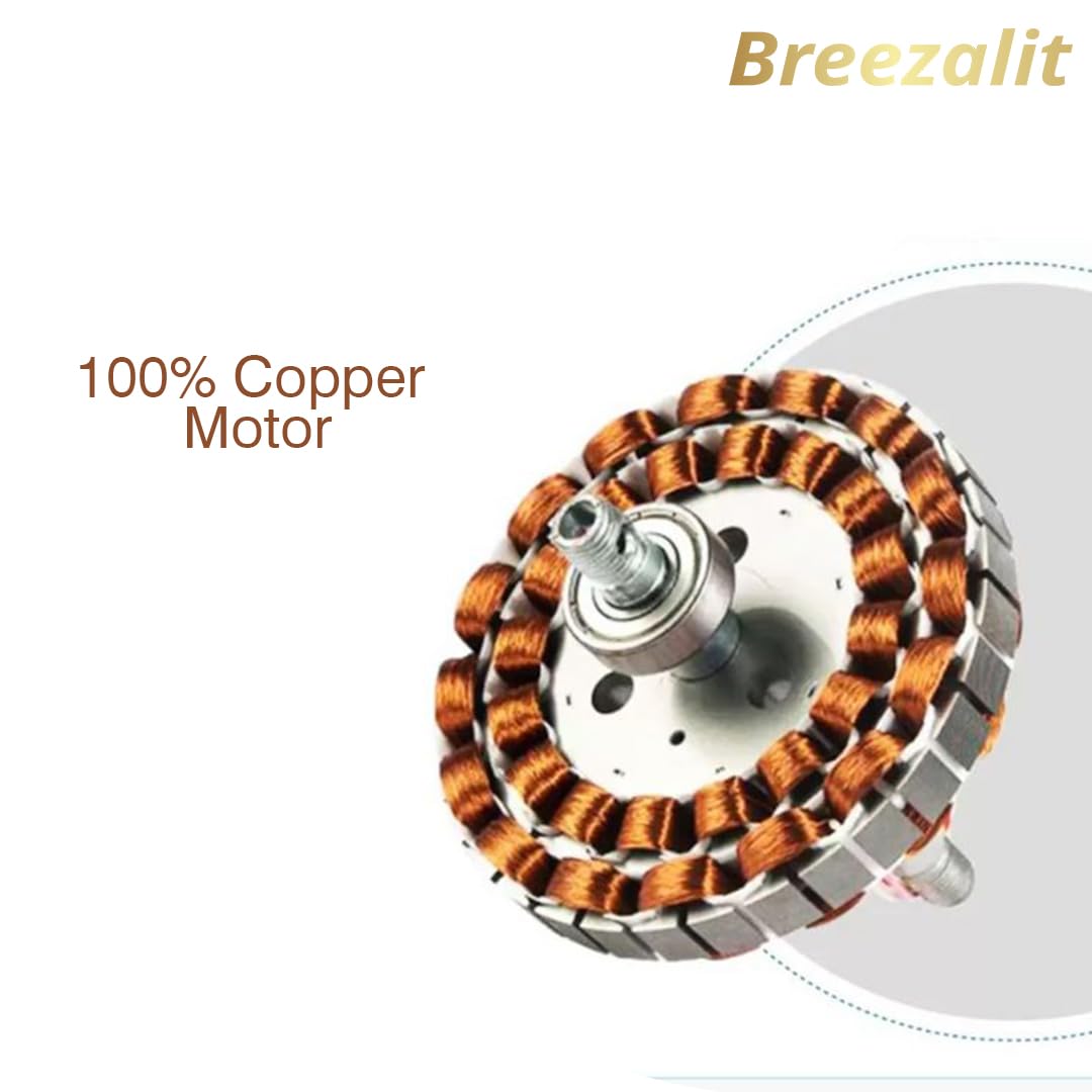 Breezalit Breeza 3 Blades 36″ Ceiling Fan - Metallic Gold (BZ-114)