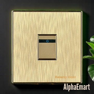 Belamy Golden 1 Gang 2 Way Modular Switch