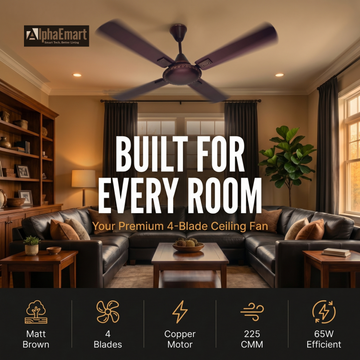Alpha Cleo 48" / 56" Premium Ceiling Fan