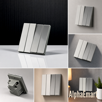 Belamy 4 Gang 1 Way Modular Switch