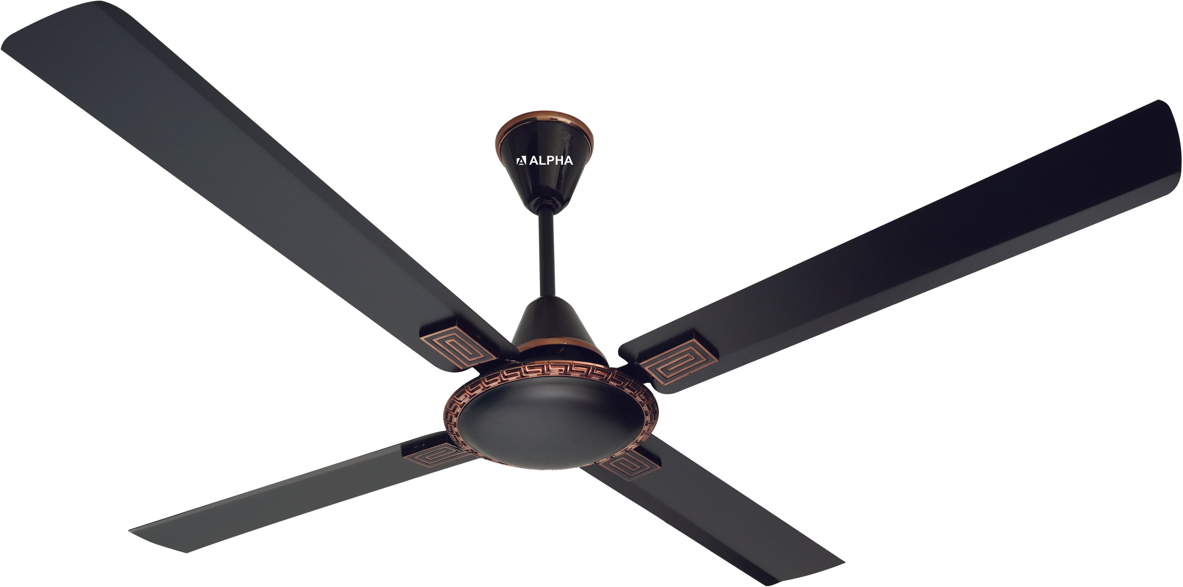 Alpha Cleo 4 Blades Signature Collection Ceiling Fan Matt Black 56"/48" (AL-104)