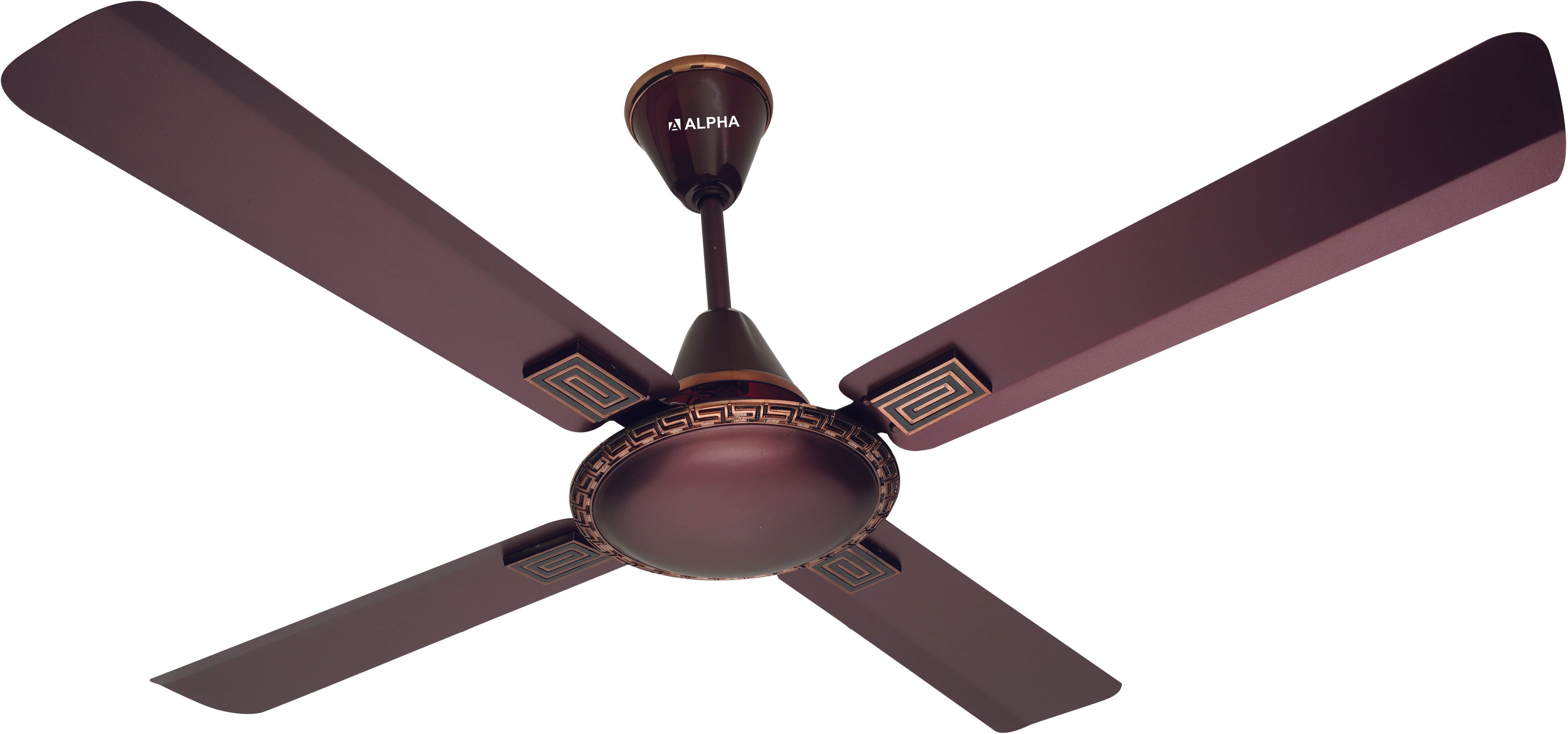 Alpha Cleo 4 Blades Signature Collection Ceiling Fan Matt Brown 56"/48" (AL-105)