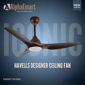 Alpha Adonis 52" Ceiling Fan (Dark Wood)