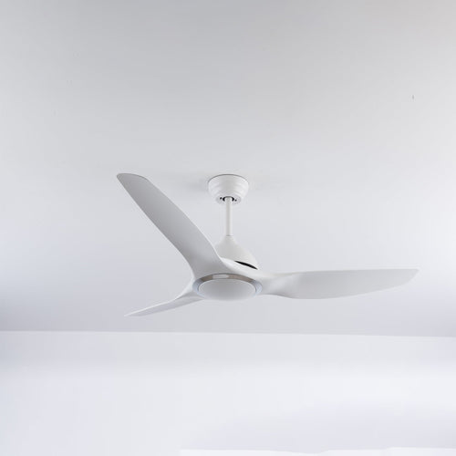 Aero Silk Roverr 52" Smart Ceiling Fan (White, 3 Blades) – Tuya WiFi BLDC Motor Modern Minimal Ceiling Fan