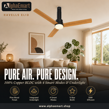 Havells Elio BLDC Under Light 3 Blades 48" Ceiling Fan