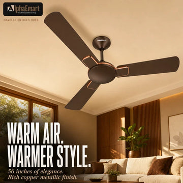 Havells Enticer Hues Designer 3 Blades 56" Ceiling Fan (Pearl Brown)