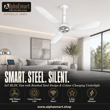 Havells Inox BLDC 3 Blades 48" Ceiling Fan