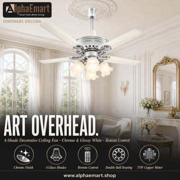Hindware Decora 48" Decorative Chandelier Ceiling Fan