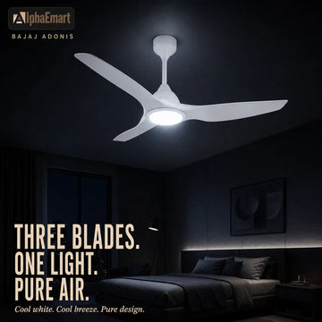 Alpha Adonis 52" Ceiling Fan (White)